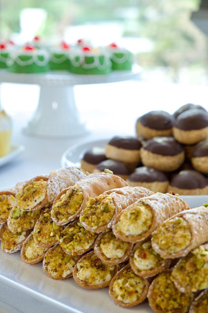 Catering pastry display at Éclair Affaire Weston | Weston FL