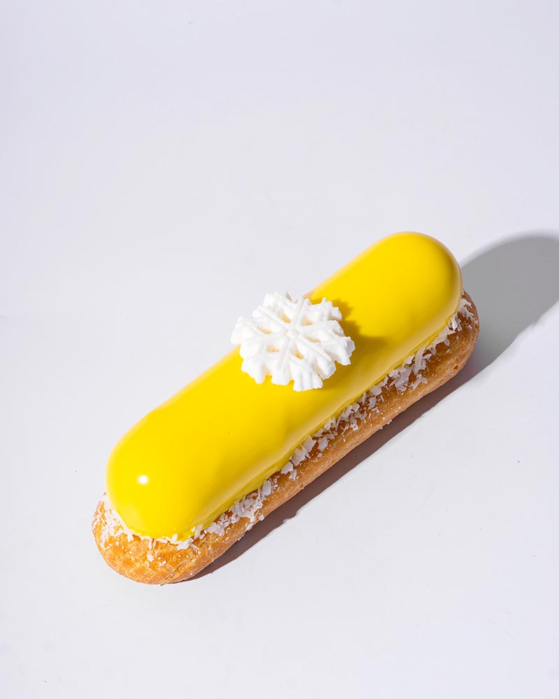 Lemon French éclair at Éclair Affaire Weston | Weston FL